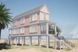 Traditional House Plan - Seaside  23567 - Left Exterior