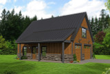 Traditional House Plan - Sebago Lake ADU 42308 - Front Exterior