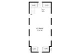 Secondary Image - Cape Cod House Plan - Blue Hills ADU 3 74932 - 2nd Floor Plan