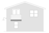 Traditional House Plan - Lake Tahoe 2 58783 - Right Exterior