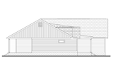 Farmhouse House Plan - 41311 - Left Exterior