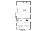 Contemporary House Plan - Herron River 41709 - 1st Floor Plan