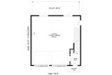 Modern House Plan - Lazy Bay 36898 - 1st Floor Plan