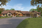Craftsman House Plan - Stagecoach 91097 - Front Exterior