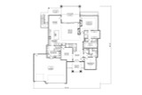 Craftsman House Plan - Timberline  84062 - 1st Floor Plan