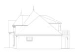 French Country House Plan - 33882 - Right Exterior