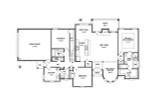 French Country House Plan - 33882 - 1st Floor Plan