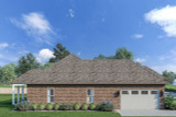 European House Plan - 89342 - Left Exterior