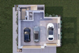 Farmhouse Style Carriage House Plan - 1st Level Floor Plan Aerial View - Other Floor Plan