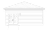 Secondary Image - Traditional House Plan - Willow Bend 75978 - Left Exterior