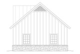 Secondary Image - Farmhouse House Plan - Rivers Edge 29078 - Right Exterior