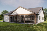 Craftsman House Plan - Zimmerman 48920 - Rear Exterior