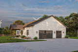 Craftsman House Plan - Zimmerman 48920 - Right Exterior