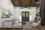 Craftsman House Plan - Zimmerman 48920 - Great Room