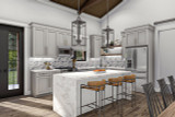 Craftsman House Plan - Zimmerman 48920 - Kitchen