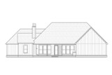 Secondary Image - Farmhouse House Plan - Poplar 20142 - Rear Exterior