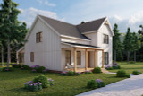 Farmhouse House Plan - Laura 1 14796 - Left Exterior
