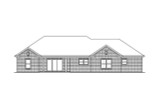 Secondary Image - European House Plan - 75123 - Rear Exterior