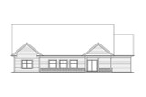 Farmhouse House Plan - 49716 - Rear Exterior
