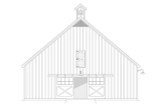 Country House Plan - Dutch Ridge Barn 48722 - Left Exterior