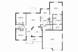 Traditional House Plan - Ashley 40633 - 1st Floor Plan