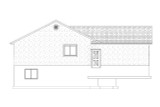 Ranch House Plan - Barnhart 57580 - Left Exterior