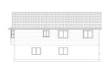 Ranch House Plan - Barnhart 57580 - Rear Exterior