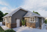 Ranch House Plan - Bishop 21561 - Left Exterior