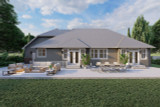 Secondary Image - Ranch House Plan - Bishop 21561 - Rear Exterior
