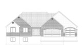 Ranch House Plan - Bishop 21561 - Front Exterior