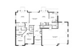 Ranch House Plan - Bishop 21561 - 1st Floor Plan