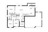 Ranch House Plan - Bishop 21561 - Basement Floor Plan