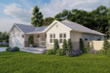 Ranch House Plan - Barry 25880 - Front Exterior