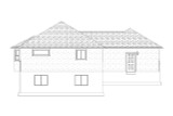 Ranch House Plan - Barry 25880 - Rear Exterior