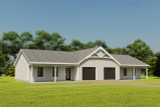 Country House Plan - Bear Brook 56022 - Front Exterior