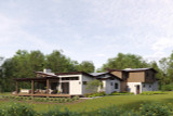 Craftsman House Plan - Kodiak Valley  84626 - Left Exterior