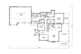 Craftsman House Plan - Kodiak Valley  84626 - 1st Floor Plan