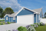 Traditional House Plan - Camden 50528 - Right Exterior