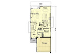 Contemporary House Plan - 50826 - 1st Floor Plan