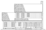 Traditional House Plan - Springfield 46454 - Rear Exterior