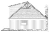 Craftsman House Plan - Touchstone 84962 - Rear Exterior