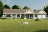 Ranch House Plan - Durham 94563 - Front Exterior