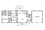 Ranch House Plan - Durham 94563 - 1st Floor Plan
