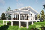 Modern House Plan - Tallulah 58732 - Right Exterior