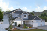 Craftsman House Plan - Granada 40832 - Left Exterior