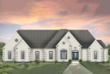 French Country House Plan - 56558 - Front Exterior