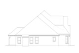 French Country House Plan - 24618 - Left Exterior