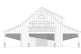 Country House Plan - Red Oaks Barn 16667 - Rear Exterior