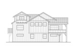 Contemporary House Plan - Riverhurst 68455 - Right Exterior