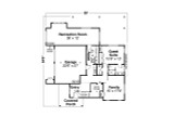 Contemporary House Plan - Riverhurst 68455 - 1st Floor Plan